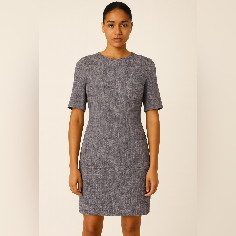 Elegant Gray Mini Dress